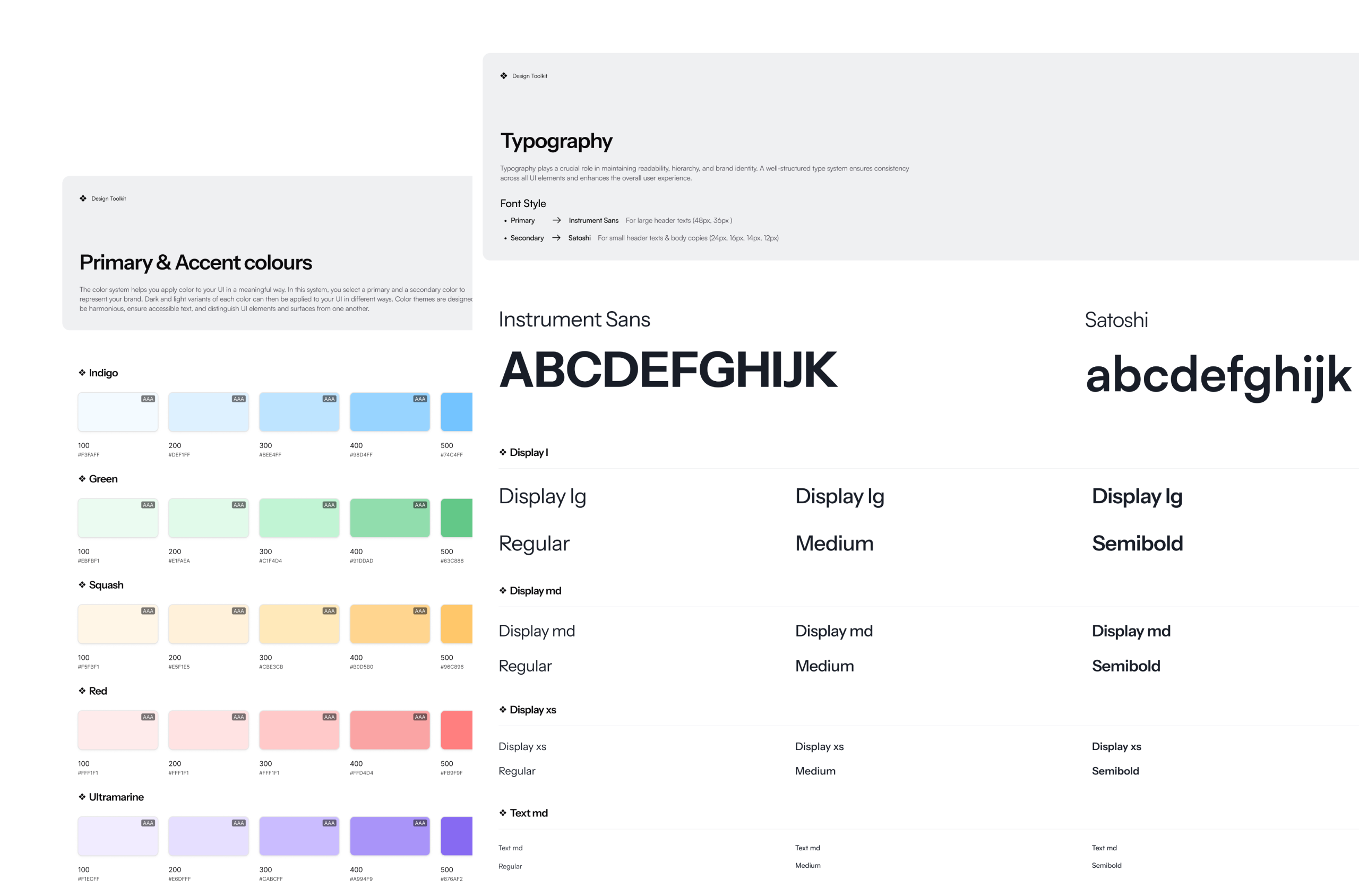 NextHavn style guide — colours and typography